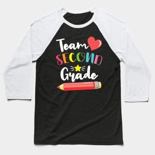 Team Second Grade Cute Back To School Gift For Teachers and Students Baseball T-Shirt